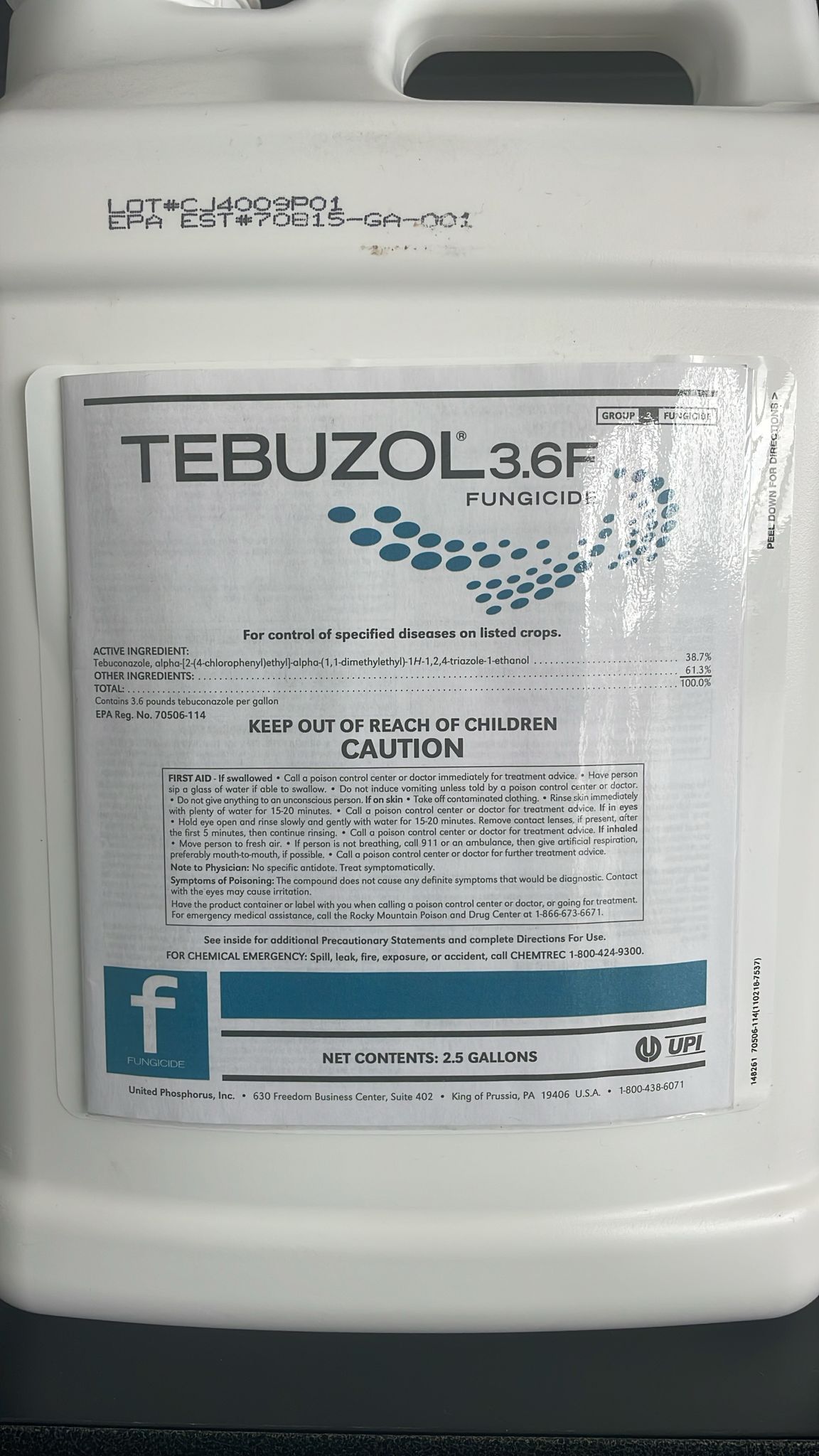 TEBUZOL 3.6F Fungicide